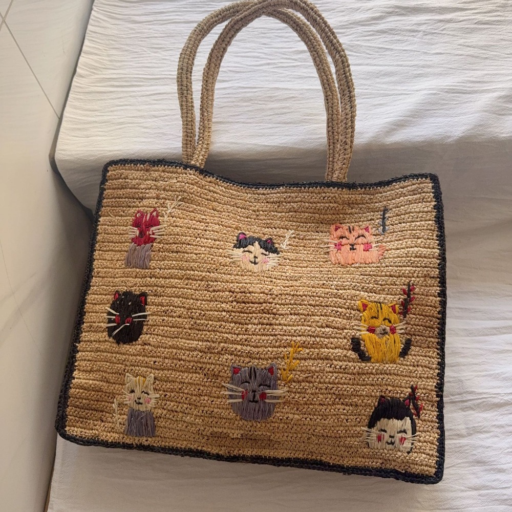 Women'S Raffia Bags - 2026 Yeni Rafya Dokuma Omuz Çantası