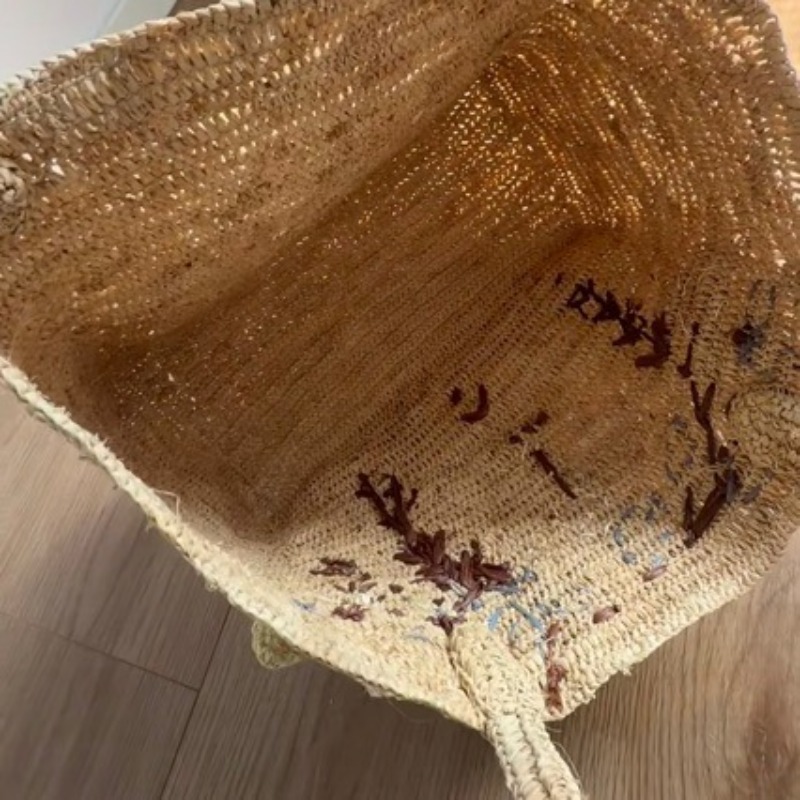 Yeni El Yapımı Rafya 3D Gül Ça - Women'S Raffia Bags incelemesi ve fiyatı