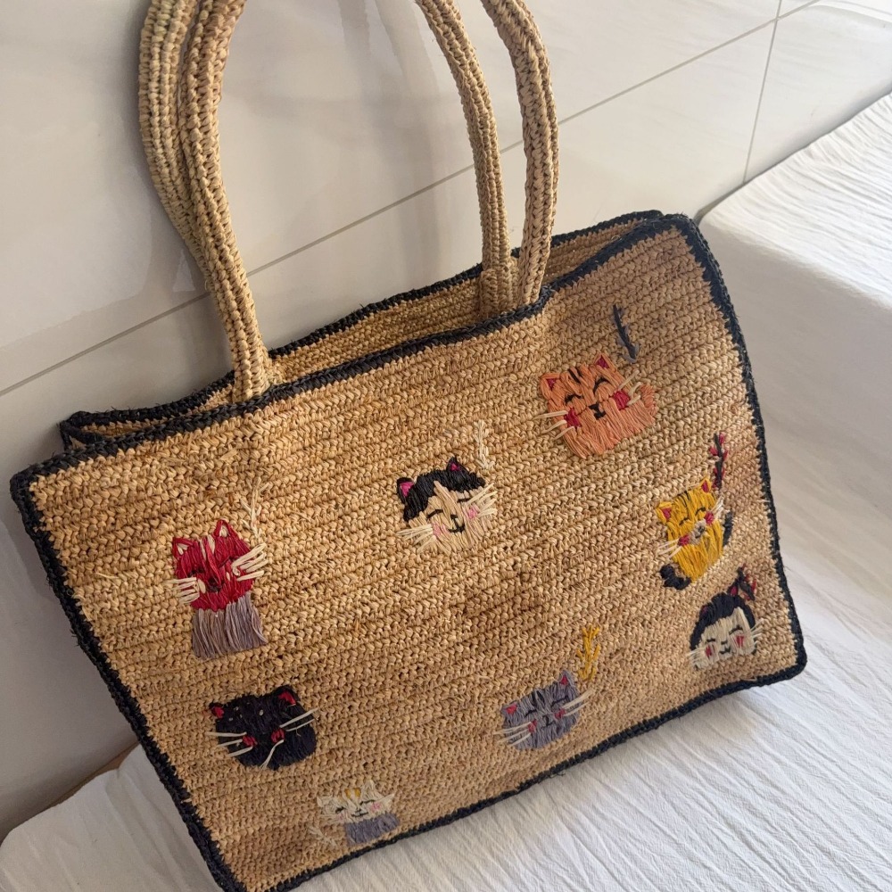 2026 Yeni Rafya Dokuma Omuz Ça - Women'S Raffia Bags incelemesi ve fiyatı