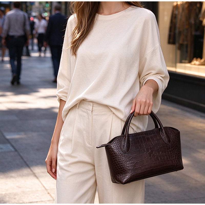 Lüks Kadın Croc Desenli Üst Sa - Women Hand Bags For Office incelemesi ve fiyatı