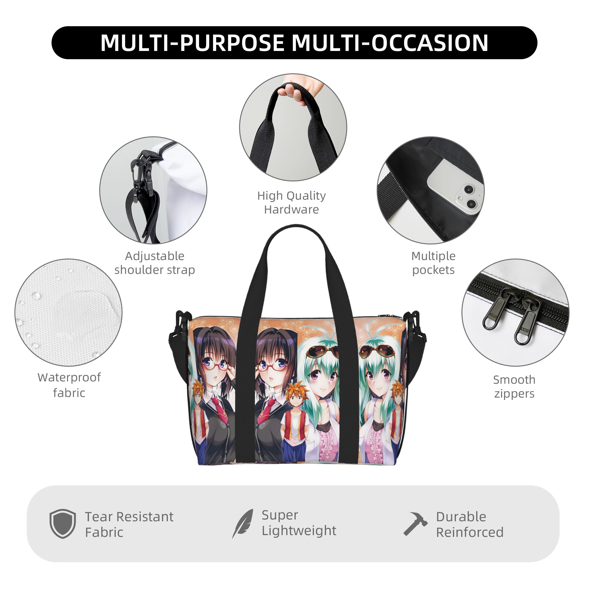 Kadınlar için Özel Anime T-To  - Women Bags Ru incelemesi ve fiyatı